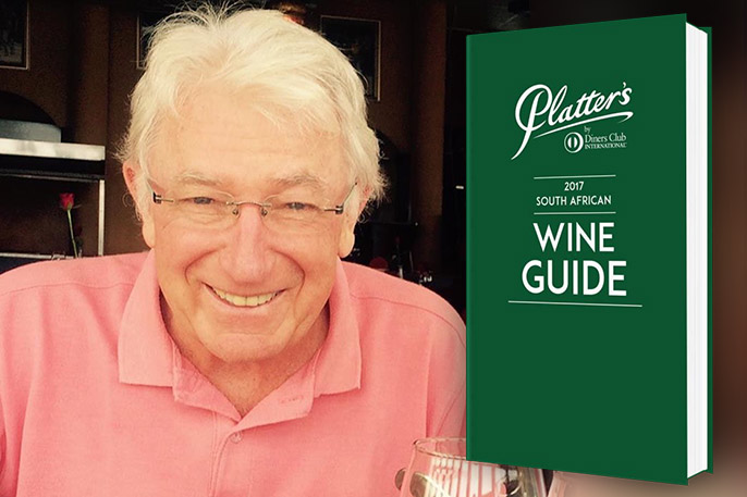 John Platter mit seinem South African Wine Guide