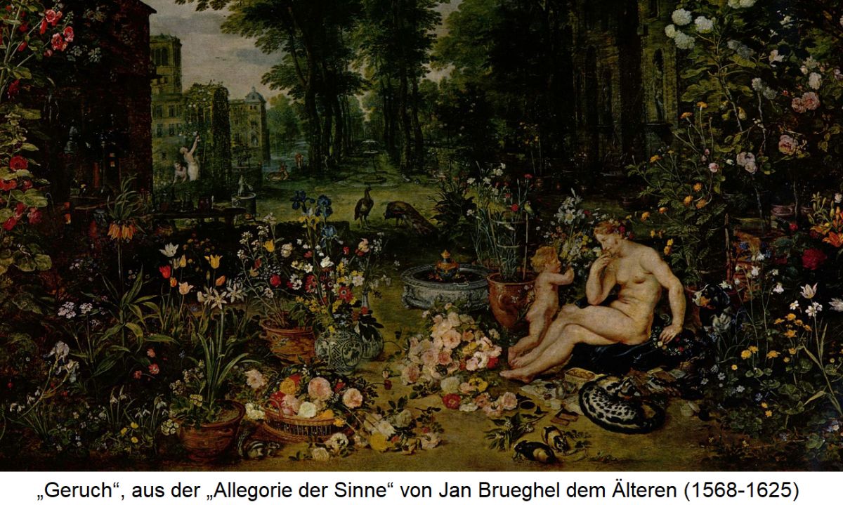 Geruch - Bild Allegorie der Sinne - Brueghel der Ältere